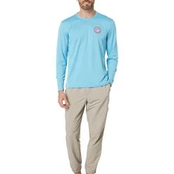 Southern Tide Star Spangled Skipjack Long Sleeve Performance T-Shirt | Shirts & Tops -Southern Tide Shop 61CErGm490L. AC SR736920