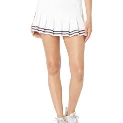 Southern Tide Gwen Solid Pleated Perf Skort | Skirts