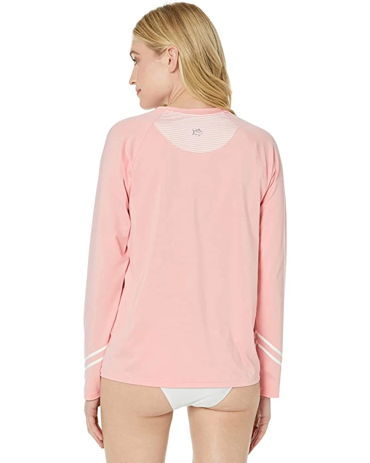 Southern Tide Long Sleeve Reflective Skipjack Perf Tee | Swimwear 2 Southern Tide Long Sleeve Reflective Skipjack Perf Tee | Swimwear - Image 2