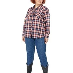 Roper Plus Size Blue Ombre Dobby Plaid Western Blouse w/ Snaps | Shirts & Tops 7 Roper Plus Size Blue Ombre Dobby Plaid Western Blouse w/ Snaps | Shirts & Tops -Southern Tide Shop 712mb3tCNQL. AC SR736920