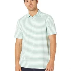 Southern Tide Ryder Redmond Stripe Short Sleeve Heather Polo | Shirts & Tops