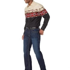 Roper Open Range Aztec Vintage Style Border Print Shirt | Shirts & Tops -Southern Tide Shop 715LJ2e9x4L. AC SR736920