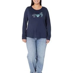 Roper Navy Jersey Long Sleeve Tee w/ Side Accent Ties | Shirts & Tops -Southern Tide Shop 715eVAMyDL. AC SR736920