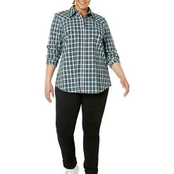 Roper Plus Size Black Ombre Plaid Western Blouse | Shirts & Tops -Southern Tide Shop 718FYyFOgnL. AC SR736920