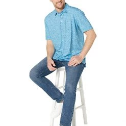 Southern Tide Short Sleeve Hampstead Perf Polo | Shirts & Tops -Southern Tide Shop 718clNb8s L. AC SR736920