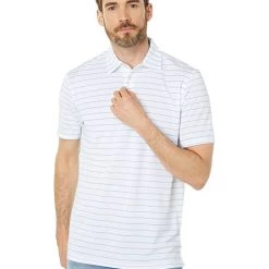 Southern Tide Short Sleeve Driver Nearshore Stripe Performance Polo | Shirts & Tops