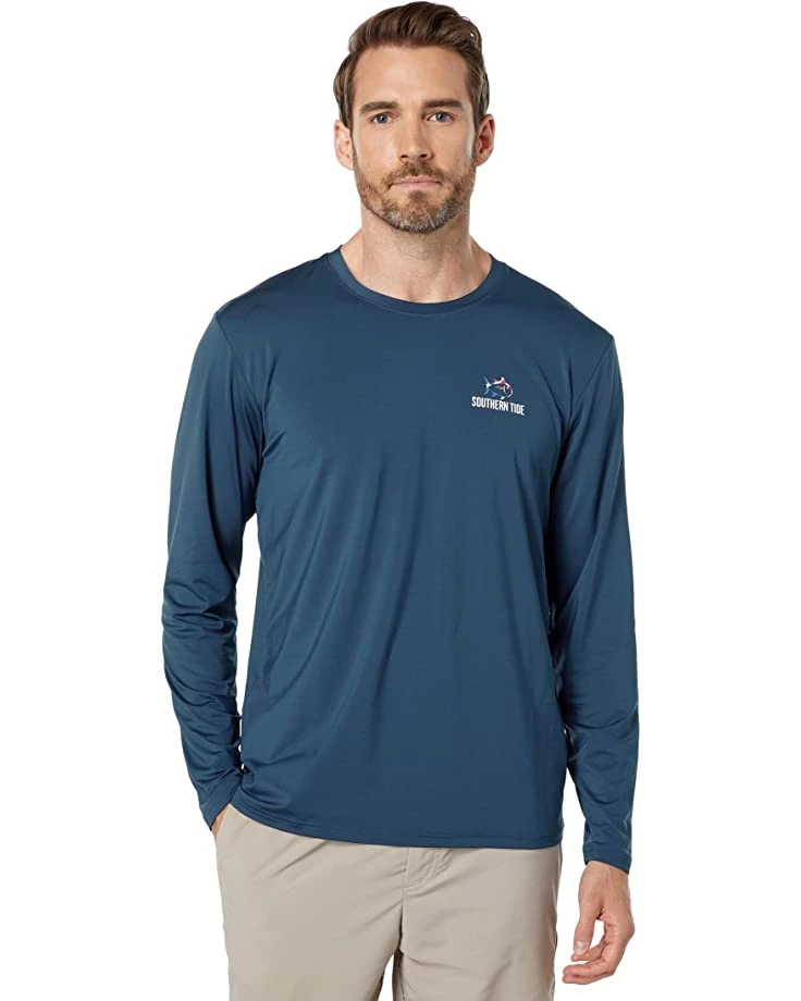 Southern Tide Skipjack Flag Cutout Long Sleeve Performance T-Shirt | Shirts & Tops 2 Southern Tide Skipjack Flag Cutout Long Sleeve Performance T-Shirt | Shirts & Tops - Image 2