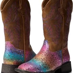Roper Kids Glitter Rainbow (Toddler/Little Kid) | Boots -Southern Tide Shop 71FThpzzywL. AC SR736920