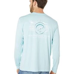 Southern Tide Long Sleeve Skipjack Compass Performance Tee | Shirts & Tops
