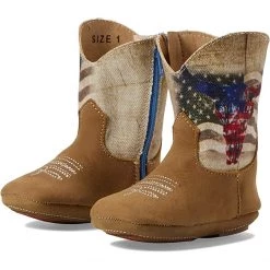 Roper Kids Cowbaby American Bull (Infant/Toddler) | Crib Shoes