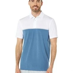 Southern Tide Short Sleeve Pamona Stripe Heather Perf Polo | Shirts & Tops