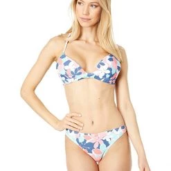 Southern Tide Petal Print Bikini Top | Swimwear