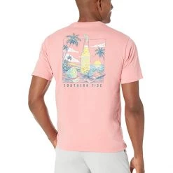 Southern Tide Short Sleeve Cerveza Sunset Tee | Shirts & Tops