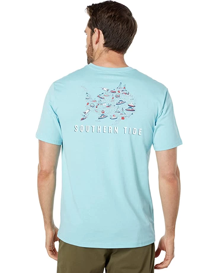Southern Tide Water Skiing Skipjack Fill T-Shirt | Shirts & Tops 1 Southern Tide Water Skiing Skipjack Fill T-Shirt | Shirts & Tops