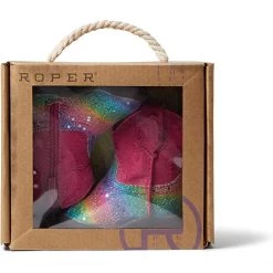 Roper Kids Glitter Rainbow (Infant/Toddler) | Boots -Southern Tide Shop 71des1upl2L. AC SR736920