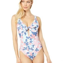 Southern Tide Petals Print One-Piece | Swimwear