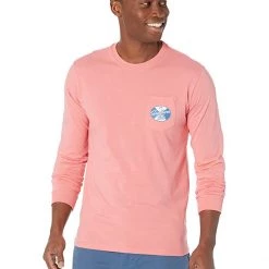 Southern Tide Long Sleeve Distressed Label Tee | Shirts & Tops