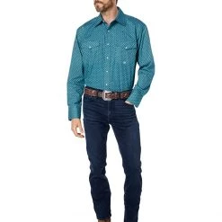 Roper Turquoise Mini Foulard Print Western Shirt with Snaps | Shirts & Tops 7 Roper Turquoise Mini Foulard Print Western Shirt with Snaps | Shirts & Tops -Southern Tide Shop 71kzqYWTgCL. AC SR736920