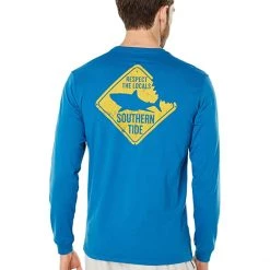 Southern Tide Long Sleeve Respect The Locals Tee | Shirts & Tops