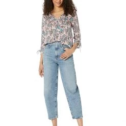 Roper Pink Paisley Print Victorian Blouse in Rayon Challis | Shirts & Tops 7 Roper Pink Paisley Print Victorian Blouse in Rayon Challis | Shirts & Tops -Southern Tide Shop 71qM359GNDL. AC SR736920