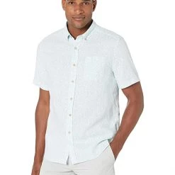 Southern Tide Short Sleeve Coral Life Sport Shirt | Shirts & Tops