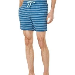 Southern Tide 6" Carmel Stripe Swim Trunks | Swimwear