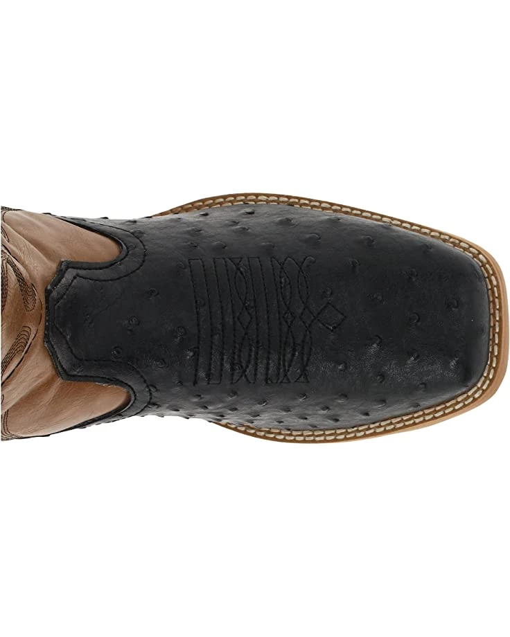 Roper Ostrich Print Square Toe Cowboy Boot | Boots 2 Roper Ostrich Print Square Toe Cowboy Boot | Boots - Image 2
