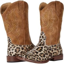 Roper Kids Glitter Leopard (Big Kid) | Boots