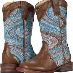 Roper Kids Glitter Swirl (Toddler/Little Kid) | Boots -Southern Tide Shop 817dAP14yPL. AC SR736920
