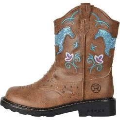 Roper Kids Horse Flowers (Toddler/Little Kid) | Boots -Southern Tide Shop 819xQl4me8L. AC SR736920