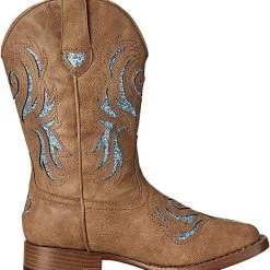 Roper Kids Glitter Breeze Square Toe Boot (Toddler/Little Kid) | Boots -Southern Tide Shop 81FHuEjtLZL. AC SR736920