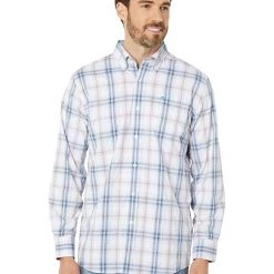 Southern Tide Long Sleeve Intercoastal Stockton Plaid Heather Sport Shirt | Shirts & Tops