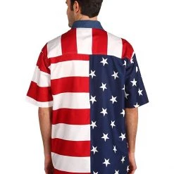 Roper Stars & Stripes Pieced Flag Shirt S/S | Shirts & Tops -Southern Tide Shop 81XN2suG9gL. AC SR736920