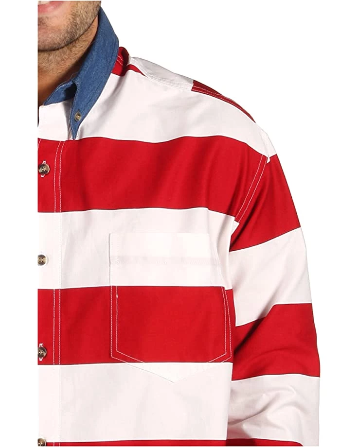 Roper Stars & Stripes Pieced Flag Shirt L/S | Shirts & Tops 5 Roper Stars & Stripes Pieced Flag Shirt L/S | Shirts & Tops - Image 5