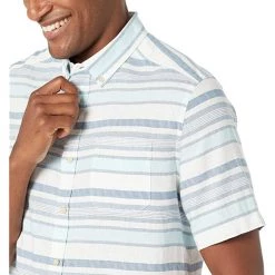 Southern Tide Short Sleeve Stonehill Stripe Sport Shirt | Shirts & Tops -Southern Tide Shop 81gKjfLrQuL. AC SR736920