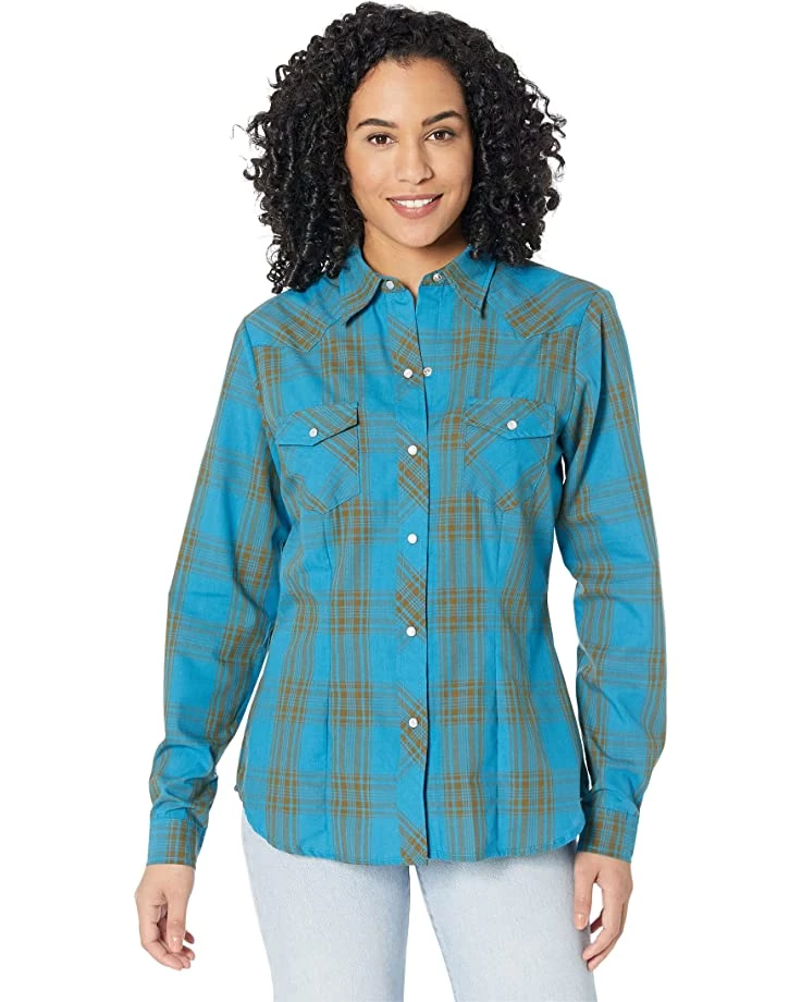Roper Poly/Cotton Peacock Plaid Blouse | Shirts & Tops 1 Roper Poly/Cotton Peacock Plaid Blouse | Shirts & Tops