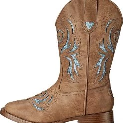 Roper Kids Glitter Breeze Square Toe Boot (Toddler/Little Kid) | Boots -Southern Tide Shop 81liUs9vD6L. AC SR736920