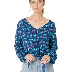 Roper Wild Horse Print Long Sleeve Blouse | Shirts & Tops