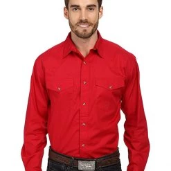 Roper L/S Solid Basic Snap Front | Shirts & Tops -Southern Tide Shop 81tRFZG0I6L. AC SR736920