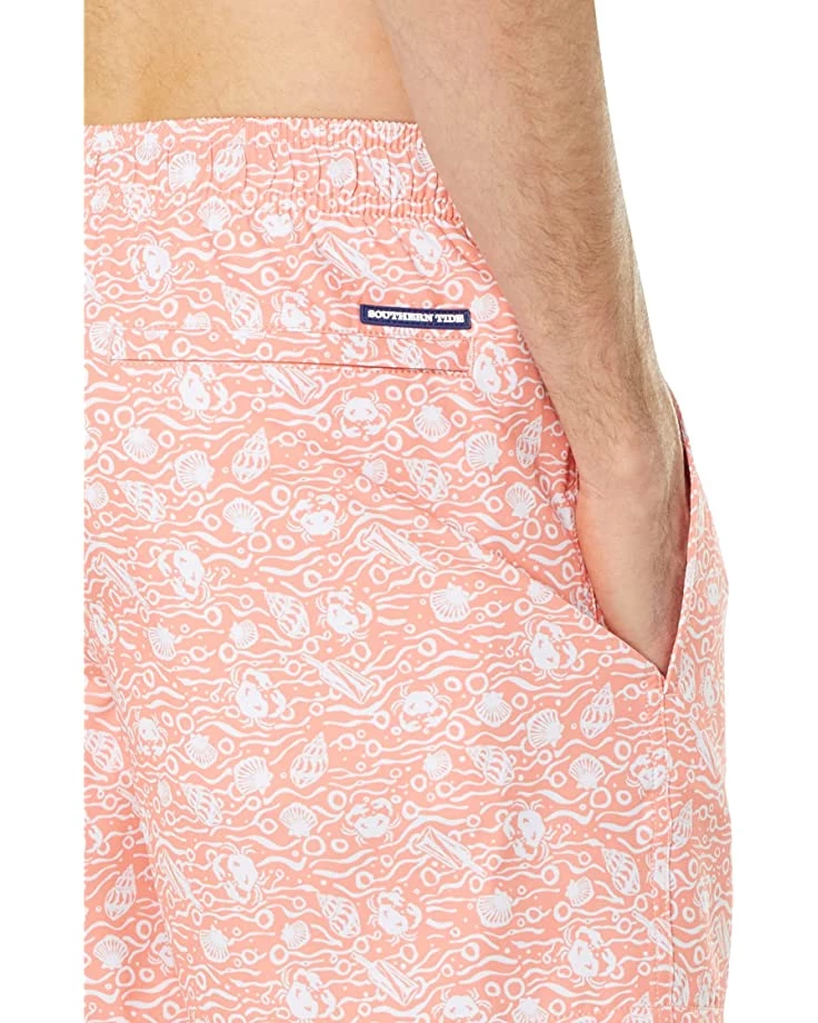 Southern Tide 6" Shellofa Good Time Swim Trunks | Swimwear 3 Southern Tide 6" Shellofa Good Time Swim Trunks | Swimwear - Image 3