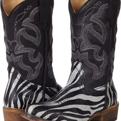 Roper Kids Riley Zebra (Toddler/Little Kid) | Boots
