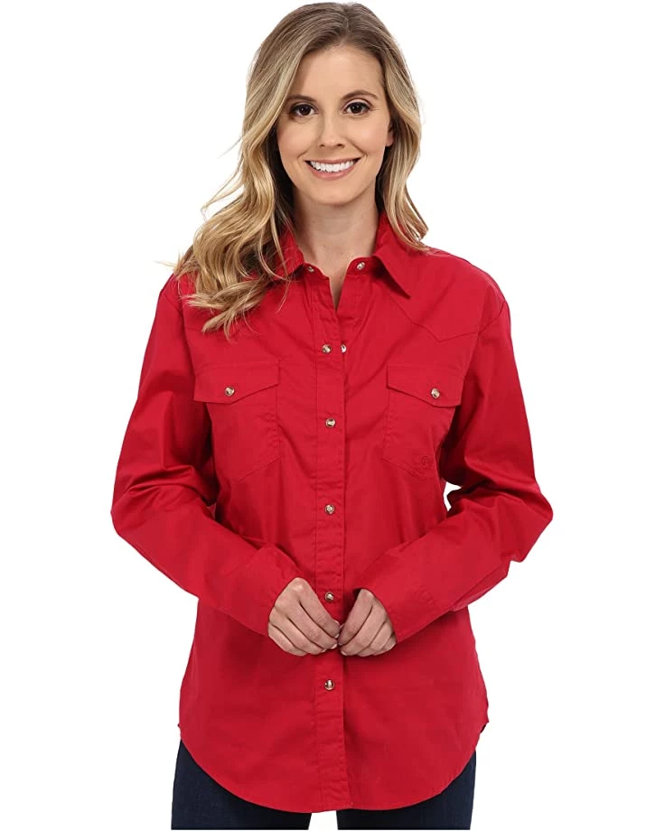 Roper L/S Solid Basic Snap Front | Shirts & Tops 11 Roper L/S Solid Basic Snap Front | Shirts & Tops - Image 11