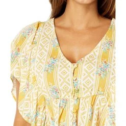 Roper Rayon Prairie Blouse w/ Southwest Wallpaper Print | Shirts & Tops -Southern Tide Shop 91D5T2JvTGL. AC SR736920