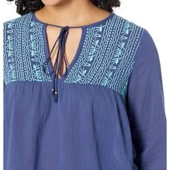Roper Cotton Crepe Embroidery Peasant Blouse | Shirts & Tops -Southern Tide Shop 91EhoGQXlmL. AC SR736920