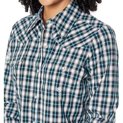 Roper Black Ombre Plaid Western Blouse | Shirts & Tops -Southern Tide Shop 91Gs 0T5WbL. AC SR736920