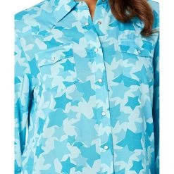 Roper Rodeo Star Printed Rayon Western Blouse w/ Snaps | Shirts & Tops -Southern Tide Shop 91Hb4vDd82L. AC SR736920