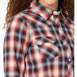 Roper Blue Ombre Dobby Plaid Western Blouse w/ Snaps | Shirts & Tops 6 Roper Blue Ombre Dobby Plaid Western Blouse w/ Snaps | Shirts & Tops -Southern Tide Shop 91IfjayVVQL. AC SR736920