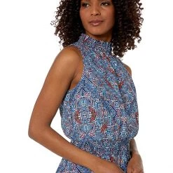 Roper Midi Length Halter Neck Dress in Tribal Border Print | Dresses 5 Roper Midi Length Halter Neck Dress in Tribal Border Print | Dresses -Southern Tide Shop 91dFPtGsL. AC SR736920