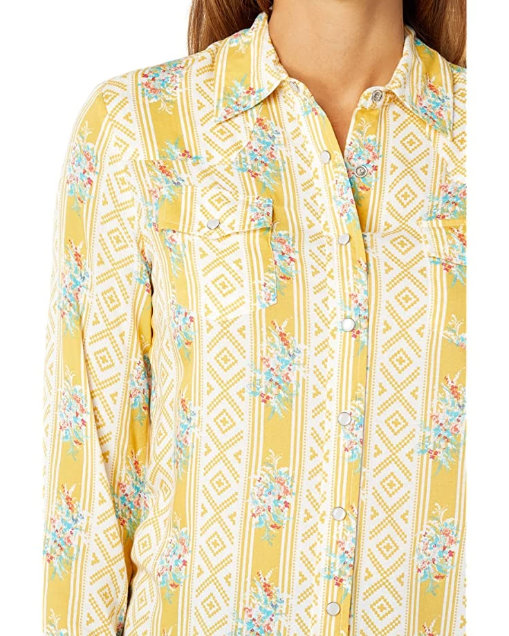 Roper Rayon Western Blouse with Southwest Wallpaper Print | Shirts & Tops 3 Roper Rayon Western Blouse with Southwest Wallpaper Print | Shirts & Tops - Image 3