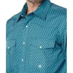 Roper Turquoise Mini Foulard Print Western Shirt with Snaps | Shirts & Tops 6 Roper Turquoise Mini Foulard Print Western Shirt with Snaps | Shirts & Tops -Southern Tide Shop 91tKhJvXTNL. AC SR736920
